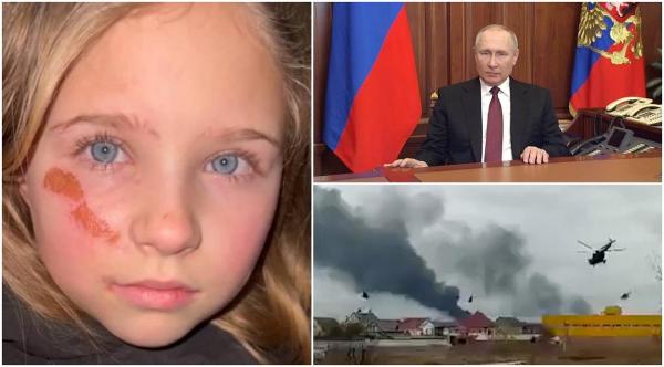"Retrageți-vă trupele!". Cu lacrimi în ochi, o fetiță din Ucraina îi cere lui Vladimir Putin să oprească războiul