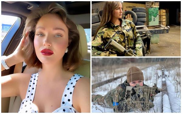 „Oricine va trece granița va fi ucis”. O fostă Miss Ucraina a lăsat podiumul de modă și a luat arma în mână