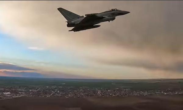 Imagini de la exercițiul militar cu aeronave Eurofighter Typhon, de la Baza 57 Aeriană Mihail Kogălniceanu