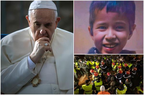 Papa Francisc îi laudă pe marocani pentru dovada de unitate în cazul băiețelului blocat în fântână
