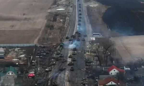 Ucraina anunţă înfrângerea unui regiment rus de tancuri la nord-est de Kiev