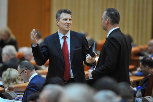 Iulian Iancu, fost deputat PSD, în timpul unei sesiuni Parlamentare