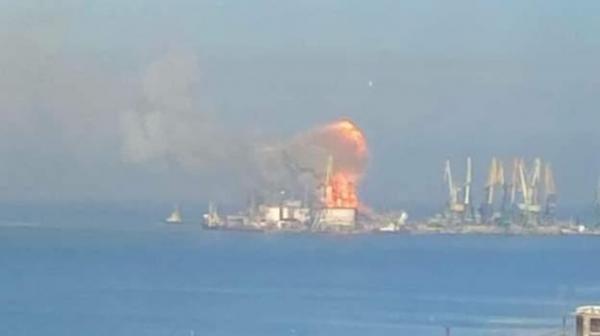Marina ucraineană susţine că a distrus o navă de război rusească