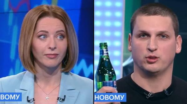 Un economist "a băut" în direct, la o televiziune rusă, speriat de sancțiuni: "Mă angajez ca Moș Crăciun!"