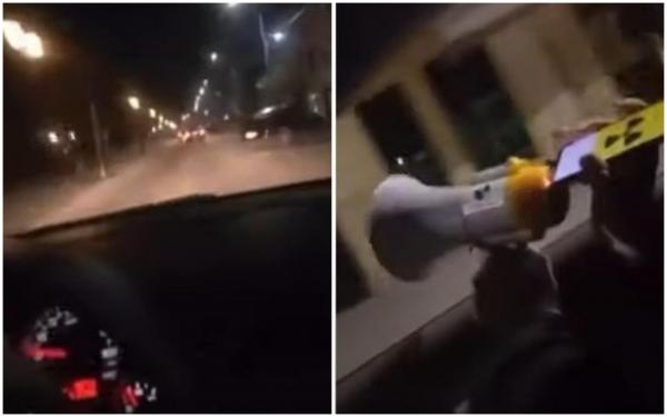 ”Fugiți! Vine războiul!” Tineri căutați de polițiștii din Sighet, după ce au redat la megafon sunetul unei sirene de raid aerian și s-au lăudat pe Facebook