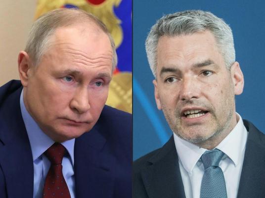 Primele declarații ale cancelarului Karl Nehammer după întâlnirea cu Putin la Moscova