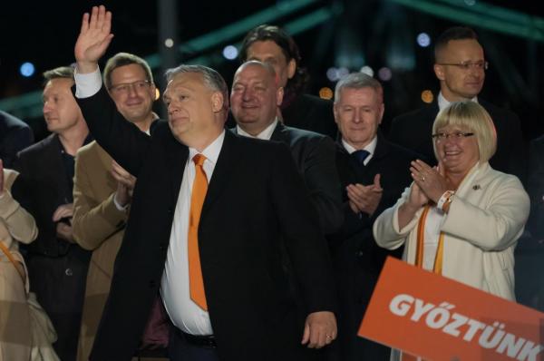 Viktor Orban l-a numit pe Zelenski unul dintre adversarii săi, în discursul după victoria în alegerile de duminică