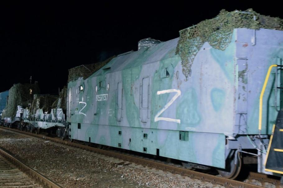 Război Rusia - Ucraina. Tren blindat rusesc, aruncat în aer la Melitopol