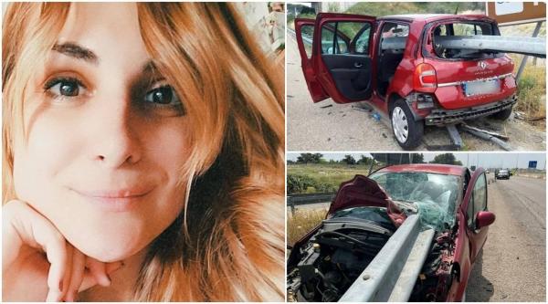 Străpunsă de balustrada metalică, în drum spre casă. O tânără de 28 de ani a murit într-un accident șocant, pe șoseaua de centură din Lecce