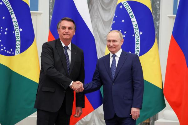 Jair Bolsonaro și Vladimir Putin