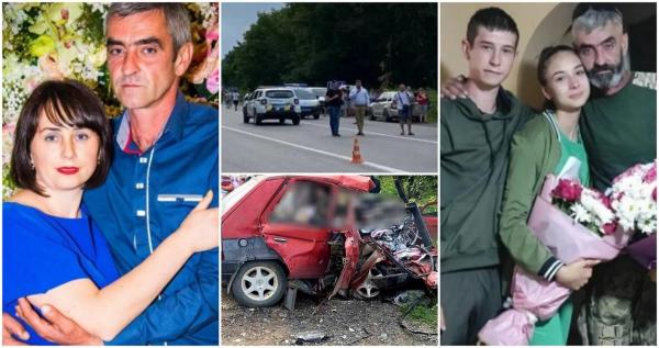 "Acum sunt patru sicrie într-o cameră". Un militar și familia lui au murit într-un teribil accident, pe o autostradă din Ucraina. Soldatul se întorcea pe front