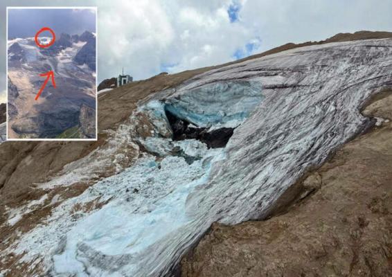 Bilanţ negru după prăbuşirea gheţarului Marmolada, din Alpi: 10 morți, 1 dispărut, 7 răniți