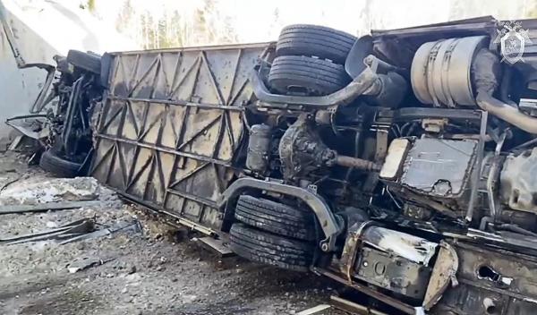 Accident teribil în Rusia: 15 morţi în urma unei coliziuni dintre un microbuz şi două camioane