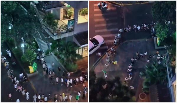 Milioane de chinezi din metropola Chongqing au aşteptat la coadă, în temperaturi caniculare, să se testeze pentru Covid