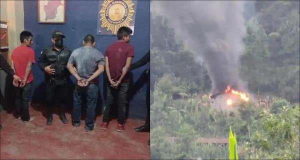 Bărbații au fost târâți dintr-o secție de poliție din Guatemala și incendiați de localnici