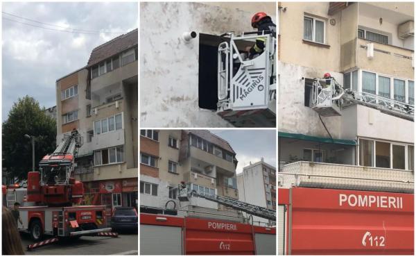 Incendiu Într-un bloc din Câmpina. Opt persoane, între care un copil, au fost evacuate