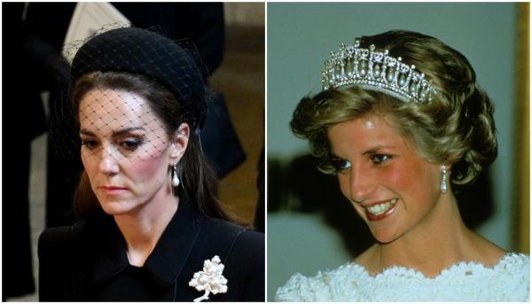 Kate Middleton, omagiu pentru Diana la căpătâiul Reginei