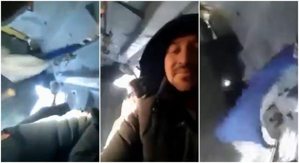 Pasager aproape aruncat din avion, în timpul zborului, după ce trapa s-a deschis la peste 2.000 de metri altitudine, în Rusia