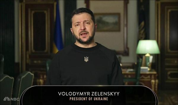 Volodimir Zelenski a prezis victoria Ucrainei la Globurile de Aur 2023