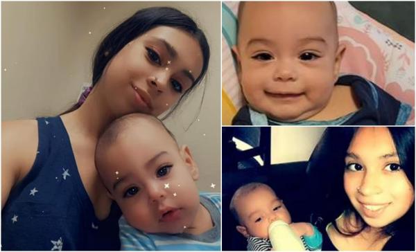 Primele imagini cu mama de 16 ani și bebelușul ei de doar 6 luni, executaţi în stil mafiot într-o casă din California