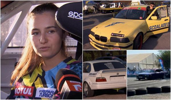 Adrenalina la cote maxime, în Capitală, la Campionatul Naţional de drift. Alice are doar 16 ani și este cunoscută drept "Regina Europei la drift"