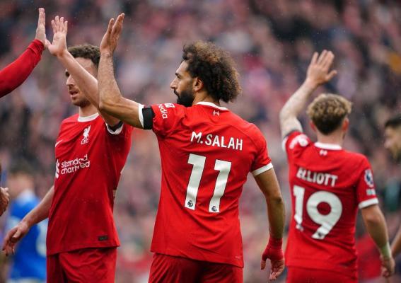 Liverpool – Everton 2-0. Cormoranii sunt pe primul loc în Premier League, după dubla lui Salah