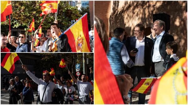 Protest al opoziției din Spania împotriva acordului făcut de Pedro Sanchez cu separatiştii catalani pentru a rămâne la putere