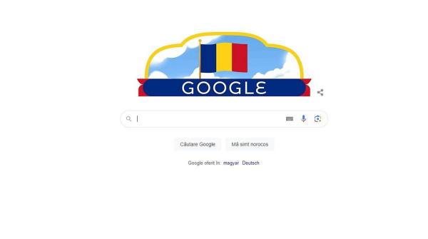 Google, doodle special de Ziua Naţională a României
