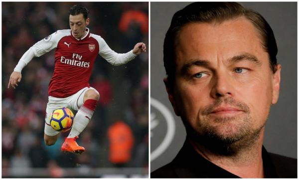Ironia lui Mesut Ozil după ce Leonardo Di Caprio a spus că nu a auzit de Arsenal