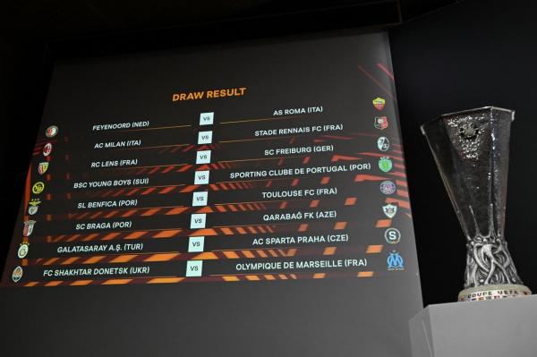Play-off-ul pentru optimile Europa League 2023/2024: Feyenoord - AS Roma şi AC Milan - Rennes, meciuri de foc. Tabloul complet