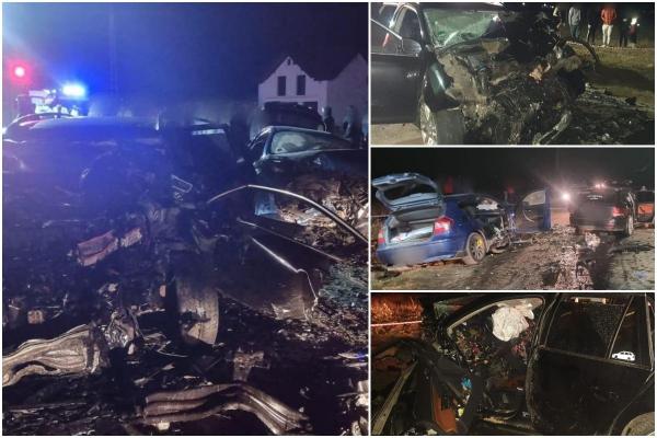 Tinerii care au provocat accidentul teribil din Dumbrăveni, unde o şoferiţă şi-a pierdut viaţa, au murit. Cei doi aveau 21 şi 17 ani