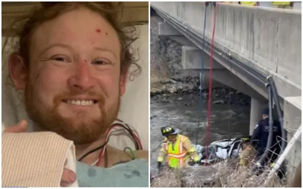 Şofer de TIR, rămas captiv în camion timp de 6 zile, după un accident pe o autostradă din SUA. Omul, găsit şi salvat de doi pescari