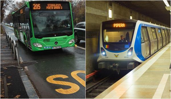 Program Metrorex si STB de Anul Nou 2024. Cum circula metroul si autobuzele din Bucuresti de Revelion