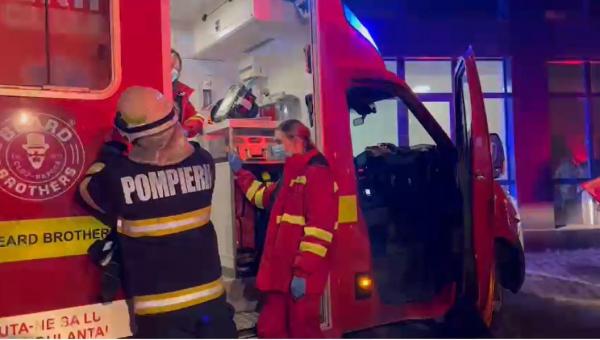 Incendiu la un spital privat din Cluj. A fost activat planul roşu de intervenţie: 26 de pacienţi, evacuaţi
