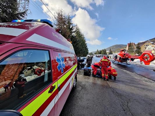 accident în zona pârtiei de schi de la Arieșeni