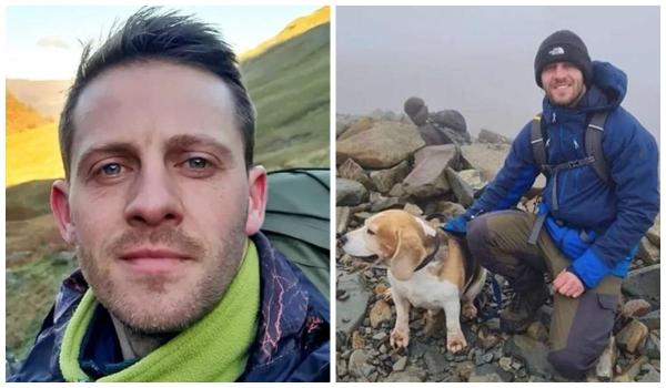 Un alpinist și câinele lui au căzut într-o râpă adâncă de 30 de metri, în UK.