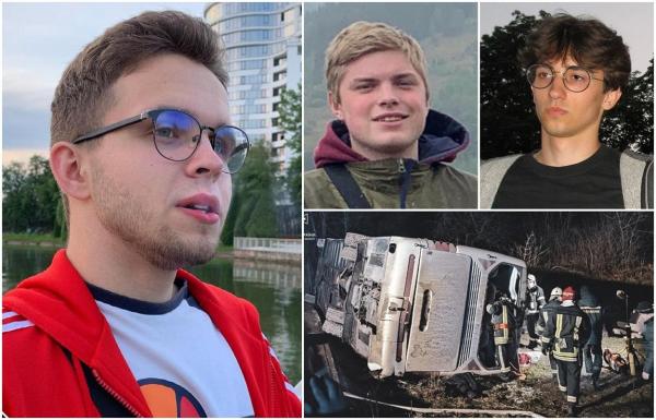 Trei studenți au murit pe loc, după ce s-au răsturnat cu autocarul. Se întorceau dintr-o vacanță la munte, în stațiunea Bukovel din Ucraina