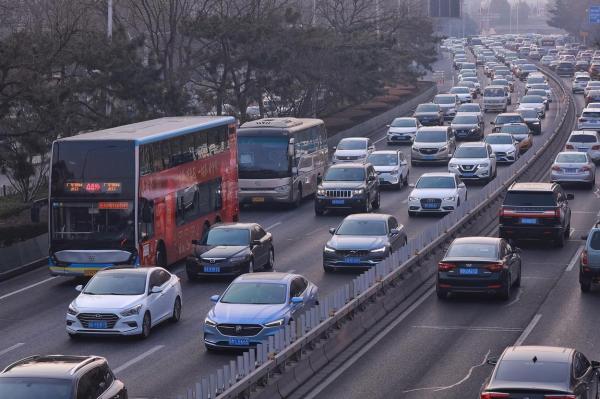 Traficul din Beijing, capitala Chinei