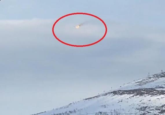 Momentul în care un avion de vânătoare rusesc MiG-31 se prăbuşeşte în Murmansk. Ce s-a întâmplat cu cei doi piloţi
