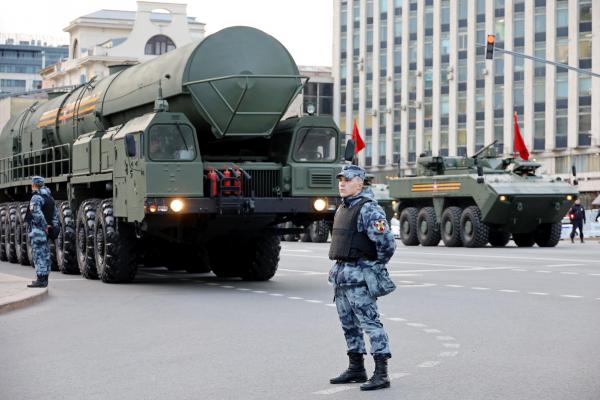 Arme nucleare la o paradă din Moscova