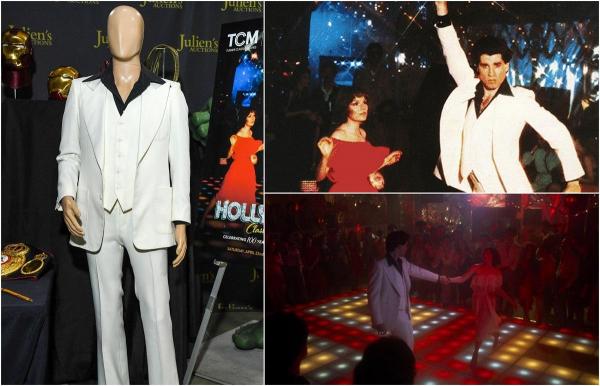 Faimosul costum purtat de John Travolta în filmul "Saturday Night Fever" va fi scos la licitaţie