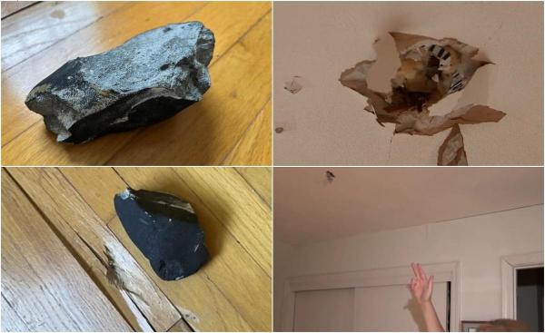 O rocă ce ar putea fi un meteorit a lovit o casă din New Jersey