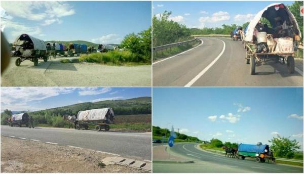 Două comunități de romi, scoase din Alba Iulia cu escortă de la Poliţie şi Jandarmerie