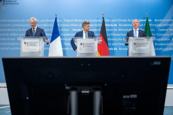 Miniștrii Economiei din Franța, Germania și Italia