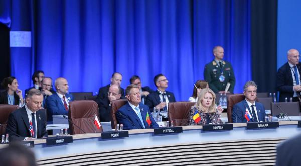 Președintele României Klaus Iohannis la Summit-ul NATO de la Vilnius