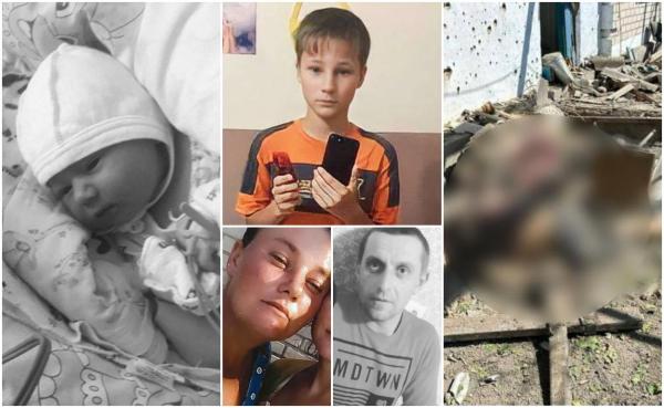 "Băiatul plângea și își striga mama". Micuța Sofia, de doar 23 de zile, frățiorul mai mare și părinții lor au fost uciși de un obuz rusesc, în Herson