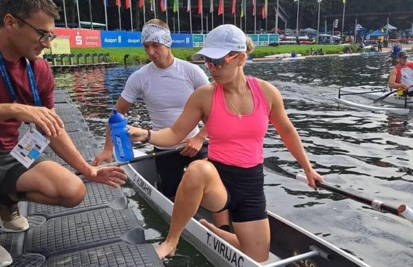 Valeria Virijak şi Oleksandr Komiahin au ratat calificarea în finala de 500 de metri, la CM de kaiac-canoe