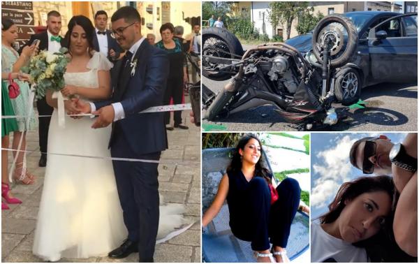 Cuplu proaspăt căsătorit, accident mortal la nici două luni de la nuntă. Ea a sfârșit pe loc, iar el este în comă după ce s-au izbit cu motocicleta de un Fiat, în Italia