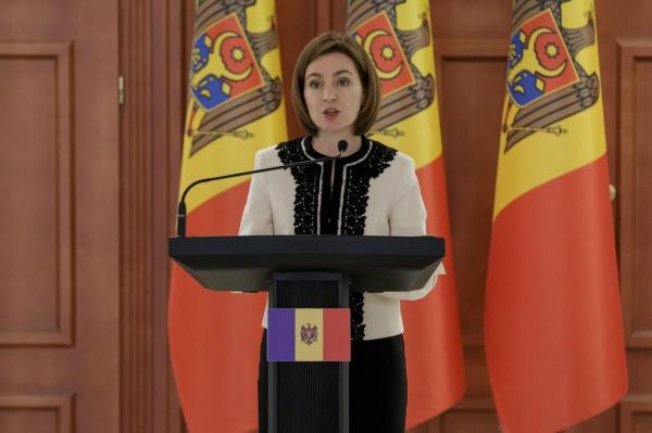 Maia Sandu, președinta Republicii Moldova