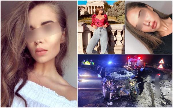 Ea este Andra, tânăra de 25 de ani moartă în accidentul din Botoşani. Impact frontal dezastruos între un VW şi un Audi, la Vlădeni